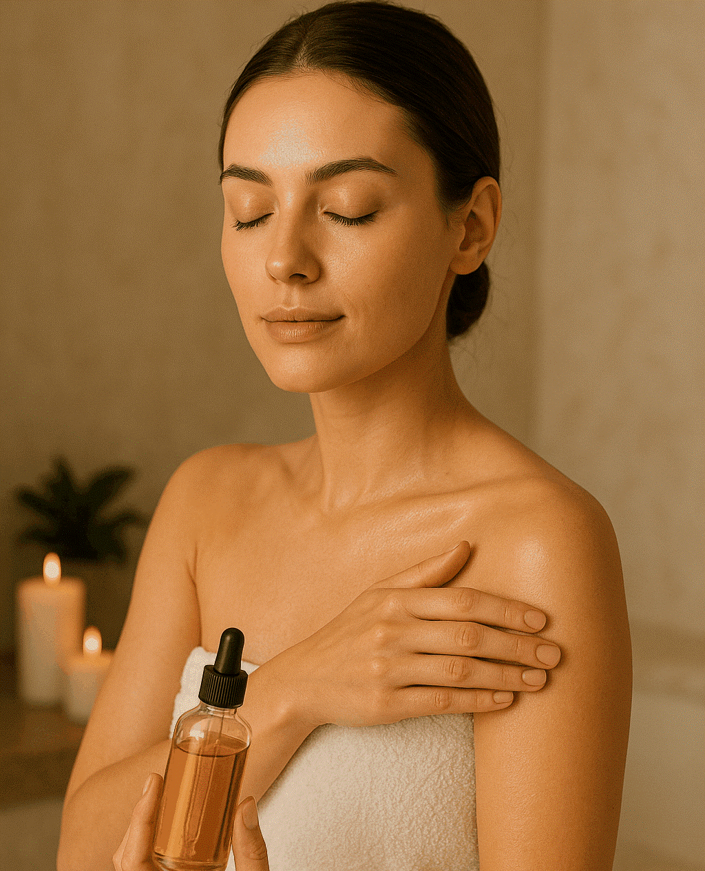 Luxury Rosehip Body Oil With Collagen